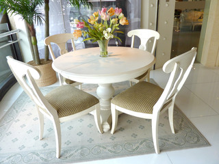 Table Set at Hotel Lobby