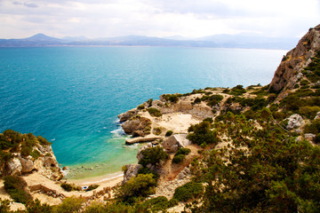 Landscape of the Sanctuary of Hera in Greece