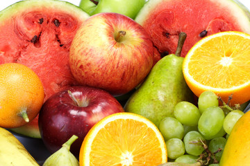 Variety fruits for backgrounds