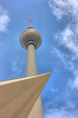 Obraz premium berliner fernsehturm hdr 1