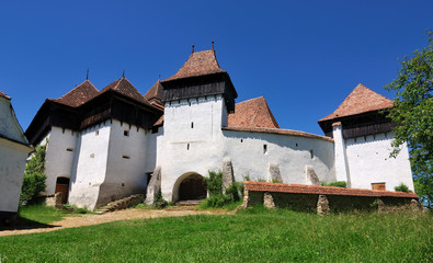 Fototapeta na wymiar Viscri panorama, Transylvania, Romania