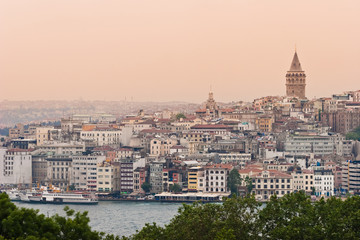 Fototapeta na wymiar Galata-Turm, Istanbul