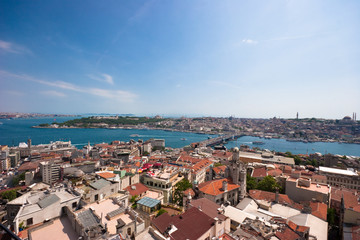 Panorama &uuml;ber Istanbul, T&uuml;rkei