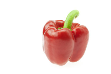 red pepper isolated on white