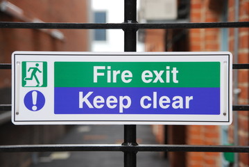 Fire exit sign - 23515960