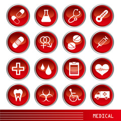 Medical icons set