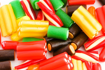 Obraz premium Background made of colourful sweets