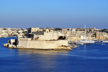 Fototapeta premium Malta, Valletta veduta panoramica