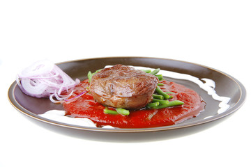 beef meat portion