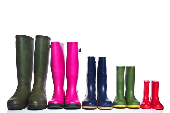 Group of wellie boots