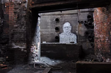 Papier peint adhésif Ancien hôpital Beelitz Portrait au sous-sol