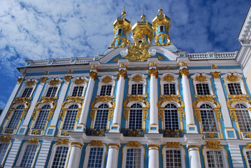 Façade du Palais de Tsarkoie Selo