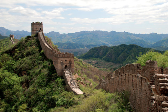 Fototapeta Great wall in Simatai