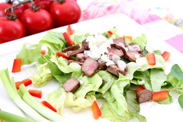 salat mit leber