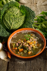 vegetables soup- minestrone