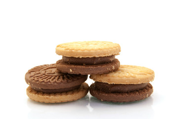 Fototapeta na wymiar chocolate biscuits