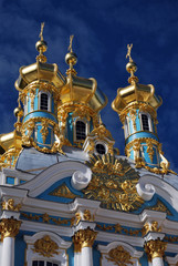 Les bulbes dorées de Tsarkoie Selo