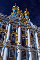 La façade du Palais de Tsarkoye Selo
