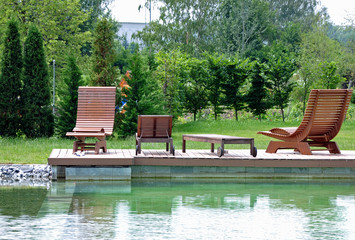 Obraz premium gartenbank