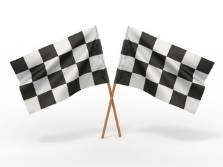 Fototapeta premium Finishing checkered flag