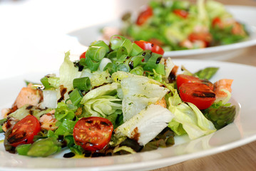 Smoked salmon salad
