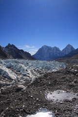 Khumbu glacier.