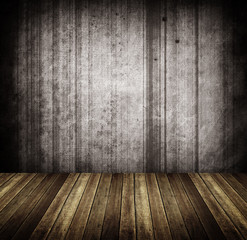 interior of grunge house