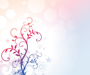 romantic floral background