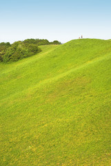 Two People on a Hill