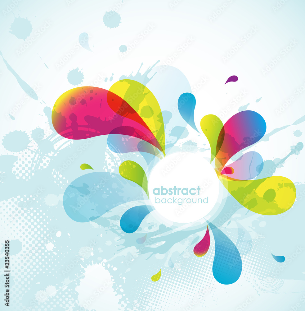 Canvas Prints abstract colored background.