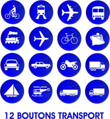 12 boutons transport