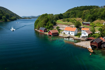 Naklejka premium Coastline