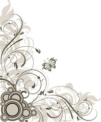 Floral abstract illustration