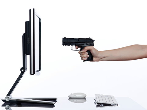 computer communication failure concept