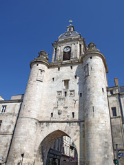 Fototapeta na wymiar Tour de la Grosse Horloge - La Rochelle