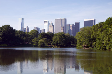 Fototapeta na wymiar New York City from Central Park