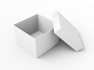 Open box isolated on white background