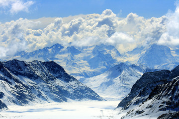 Naklejka premium Great Aletsch glacier