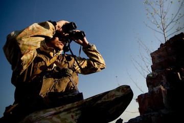 Man in camouflage