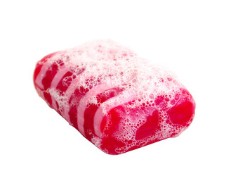 Soap with foam