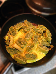 Maultaschen mit Ei