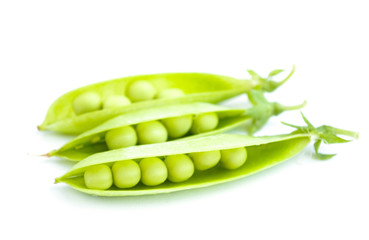 Green peas pods