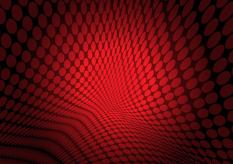Red vector doted background illustration