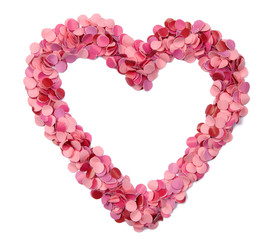 Confetti heart