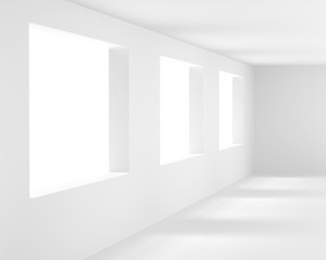 3d rendering the empty room