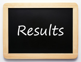 Obraz premium Results - Concept Sign