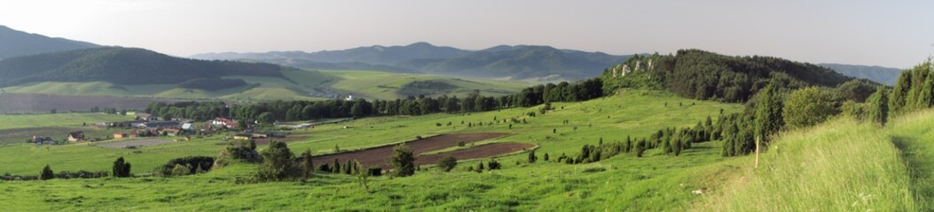 landscape near Zehra in central Slovakia