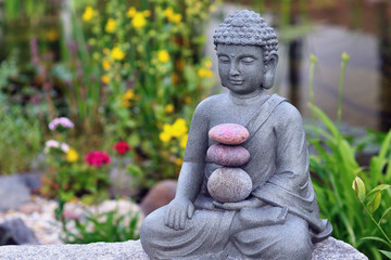 Buddha bringt sie ins Gleichgewicht