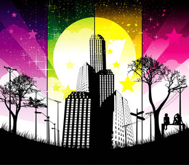 building abstract vector illustration © chispas