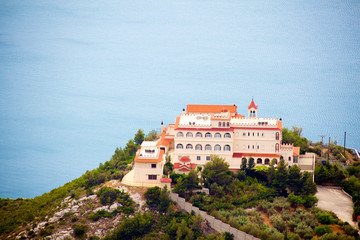 Fototapeta na wymiar Greek orthodox monastery